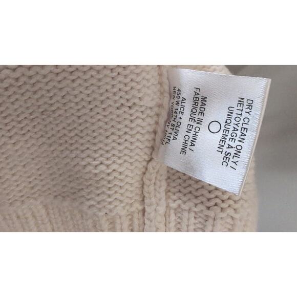 Alice+Olivia Wendell crochet colorful flower sweater - Picture 9 of 9